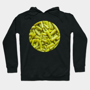 Green Beans Food Photograph Circle Hoodie